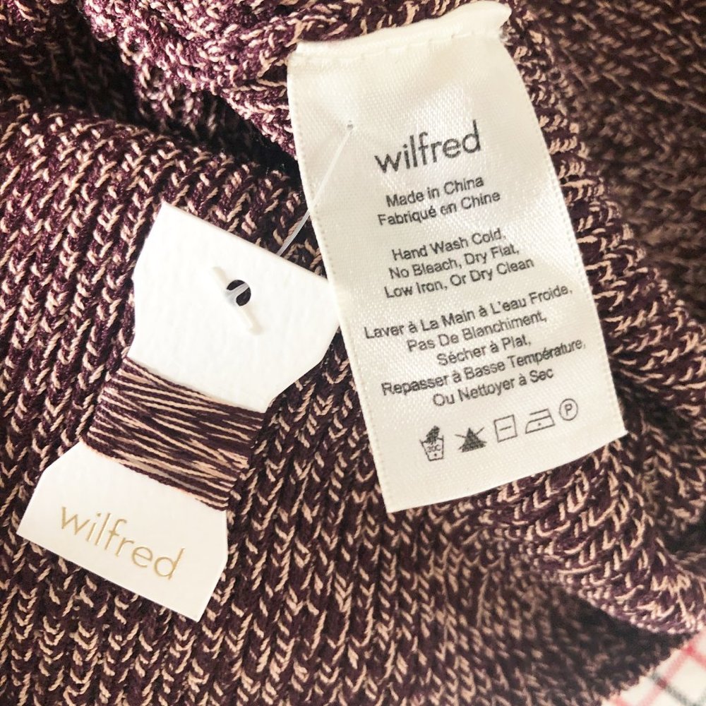 Aritzia Wilfred Fitted Knit Midi Marbled Dress - Picture 5 of 8